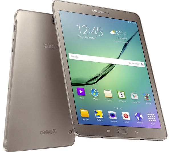 Galaxy Tab S2 nổi trội với màn hình AMOLED sống động, bộ xử lý 8 lõi tốc độ cao, RAM 3GB và hoạt động trên hệ điều hành Android. Galaxy Tab S2 tích hợp camera sau 8MP cùng bộ cảm biến CMOS có khả năng chụp ảnh không thua kém các smartphone cấp hiện nay, camera trước 2,1MP để chụp ảnh selfie và thực hiện các cuộc gọi video. Phiên bản 8 inch chỉ nặng 263g và có giá khoảng 10 triệu đồng.