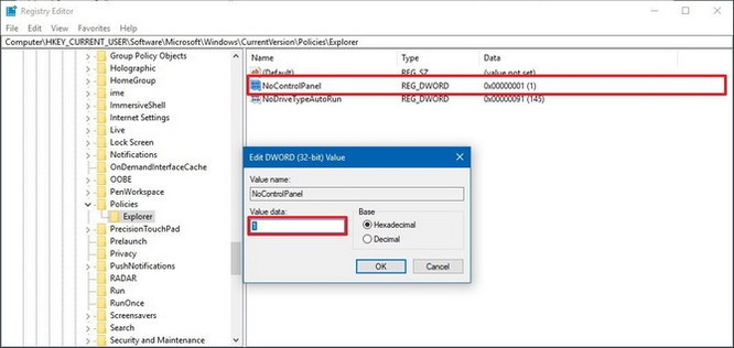 Cách chặn truy cập Settings và Control Panel trên Windows 10 ảnh 6