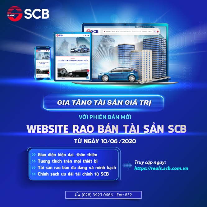 SCB ra mắt phiên bản mới của website rao bán tài sản - ảnh 1