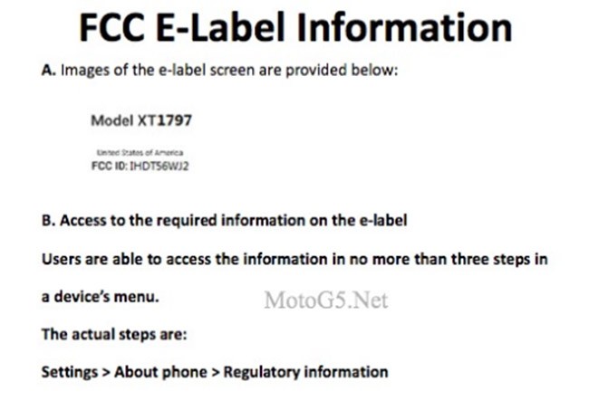Sản phẩm bí ẩn của Motorola được FCC cấp chứng nhận - ảnh 1