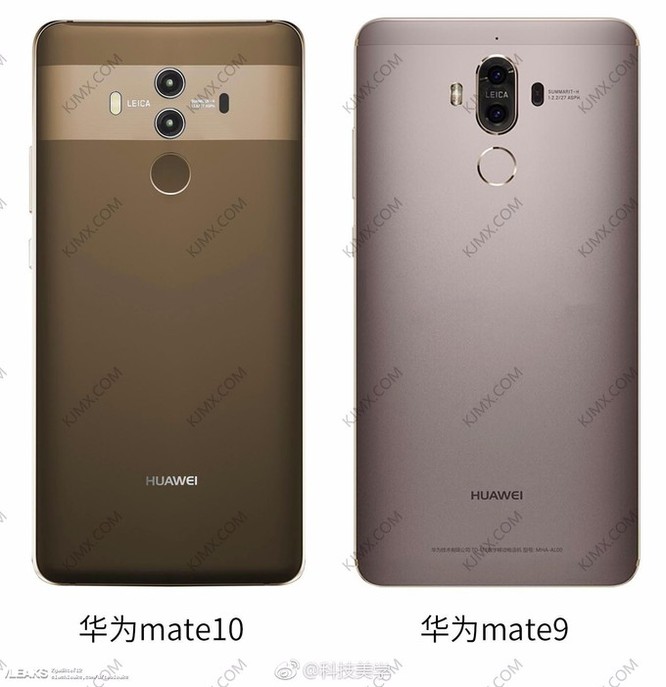 So sánh kích thước Mate 10 Pro và Mate 9 ảnh 1