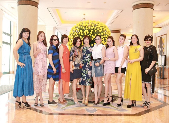 Thu Hiền trong một sự kiện của Câu lạc bộ Mạng lưới các nữ lãnh đạo quốc tế tại Hà Nội