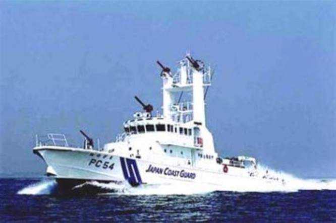 Tàu tuần tra của Lực lượng bảo vệ bờ biển Nhật Bản. Nguồn ảnh: báo Nhân Dân, Trung Quốc.