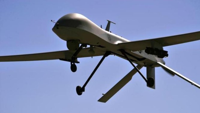 Máy bay không người lái Predator B của Mỹ. Ảnh: Hindustantimes.