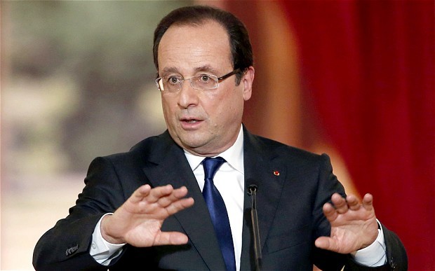 Tổng thống Pháp François Hollande.