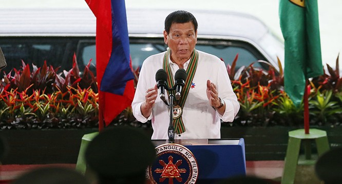 Ông Duterte.