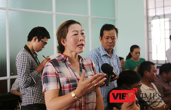 Bà Nguyễn Thị Thùy Dung, tiểu thương bến cá yêu cầu làm sáng tỏ sớm nguyên nhân cá chết để người dân được biết, được rõ. Trả lại uy tín cho con cá của ngư dân Đà Nẵng.