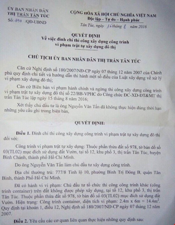 Vụ quán cà phê “Xin Chào”: Ký cưỡng chế sai rồi “đá bóng” lên trên ảnh 1