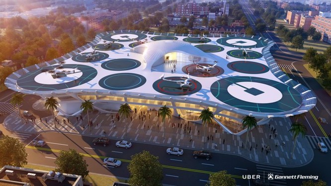 Chiêm ngưỡng những trạm cất cánh và hạ cánh khổng lồ Skyport dành cho taxi bay 2028 ảnh 3