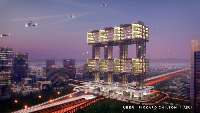 Chiêm ngưỡng những trạm cất cánh và hạ cánh khổng lồ Skyport dành cho taxi bay 2028 ảnh 6