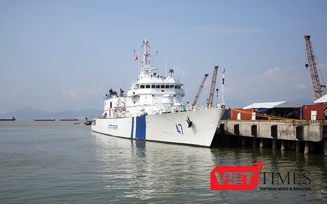 cảnh sát biển, tuần tra bờ biển, Ấn Độ, đến Đà Nẵng, máy bay, chiến hạm, khu trục, VietTimes