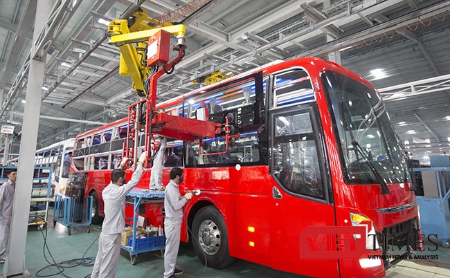VietTimes, Vụ cháy, Nhà máy, Thaco Bus, thiệt hại, 250 tỷ đồng, khắc phục, Quảng Nam, Họp báo