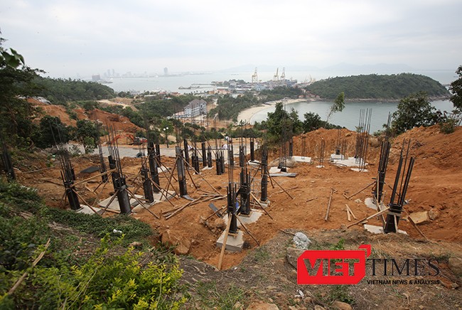 Dự án, băm nát, Sơn Trà, chưa có báo cáo tác động môi trường, tháo đỡ, phản pháo, khu nghỉ dưỡng, Biển Tiên Sa