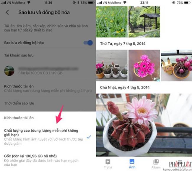 Cách sao lưu hình ảnh tự động lên đám mây ảnh 3
