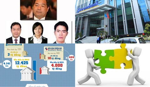 Câu chuyện sáp nhập giữa Sacombank và SouthermBank từng khiến báo chí và dư luận tốn nhiều giấy mực