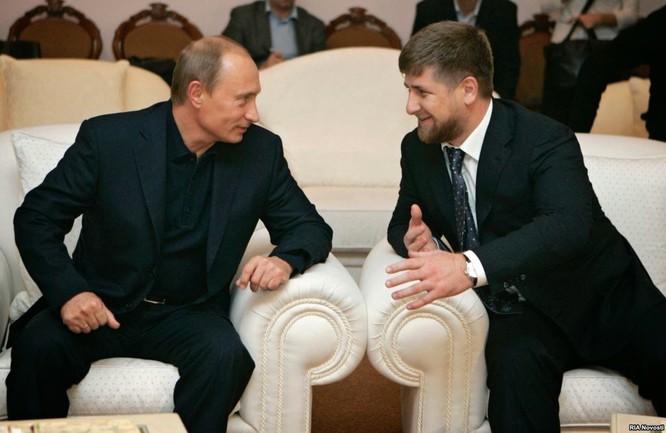Ông Kadirov là người ủng hộ nhiệt thành tổng thống Nga Putin