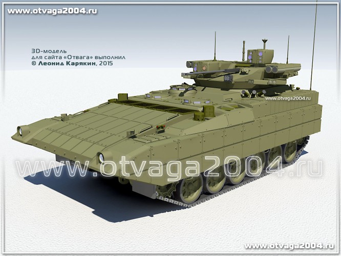 Khám phá bí mật siêu xe BMP T-15 Armata ảnh 2