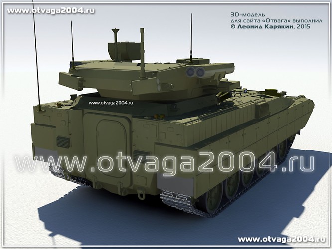 Khám phá bí mật siêu xe BMP T-15 Armata ảnh 3