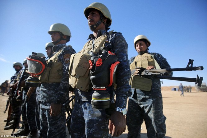 Iraq tổng tấn công giành thành trì Mosul từ tay IS (video) ảnh 33