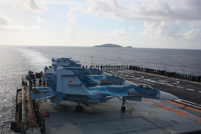 Vũ khí trên tàu sân bay Nga sang Syria tham chiến ảnh 1