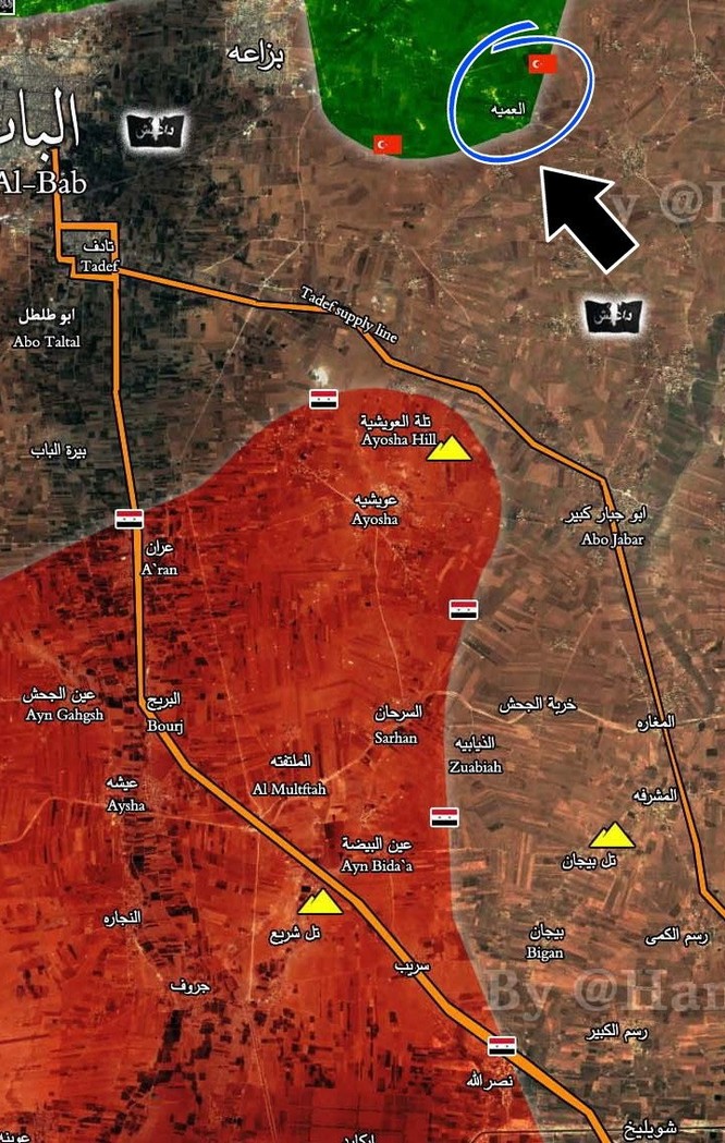 Quân đội Syria bóp nghẹt phiến quân IS cố thủ tại Al-Bab (video) ảnh 1