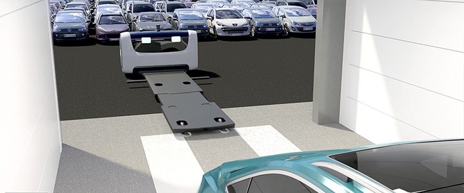 Robot cất giữ xe theo yêu cầu -- Dịch vụ hoàn hảo ở sân bay Pháp ảnh 3