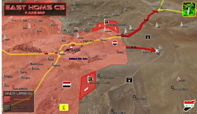 Quân Syria chiếm địa bàn lớn từ IS, hướng về giải vây Deir Ezzor (video) ảnh 1