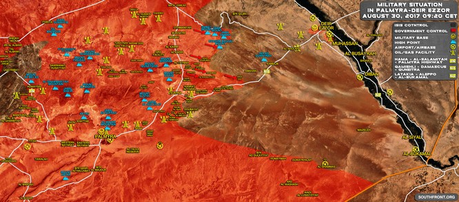 Không quân Nga trút hỏa lực ác liệt, quân đội Syria tiến về Deir Ezzor từ Palmyra ảnh 2