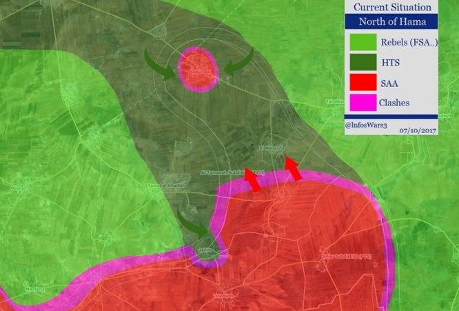 Hàng loạt phiến quân Al-Qaeda Syria đền mạng trước quân Assad tại Hama ảnh 1