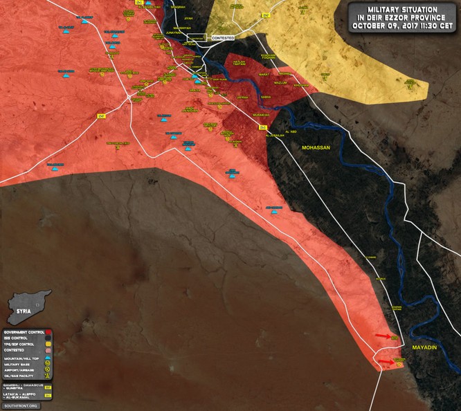 Quân đội Syria đánh tan IS giành lại cao tốc Palmyra-Deir Ezzor (video) ảnh 1