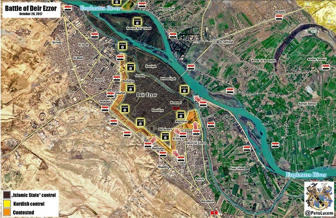 “Hổ Syria” đè bẹp IS chiếm đảo Saqr tại chảo lửa Deir Ezzor (video) ảnh 1