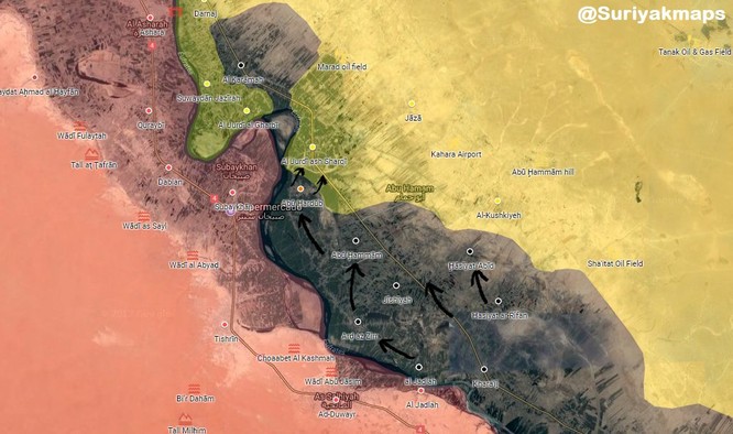 IS cầm chân người Kurd trên sa mạc Syria ảnh 1