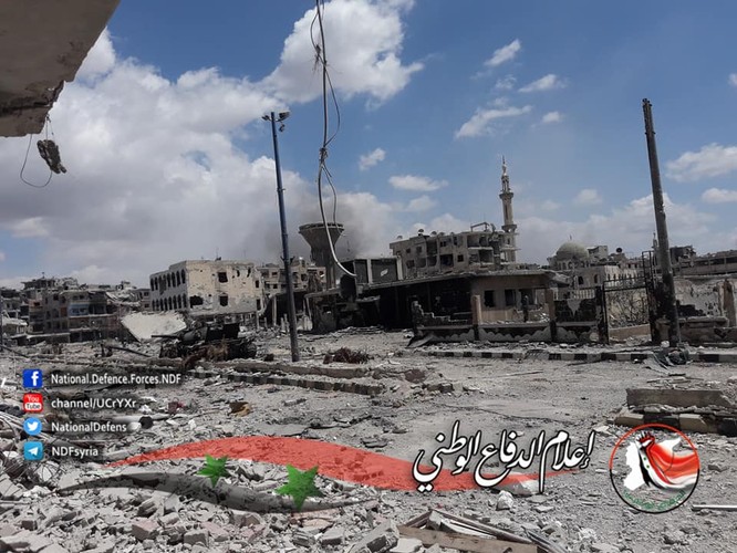 Quân tinh nhuệ Syria trút hỏa lực diệt IS trong nồi hầm Yarmouk ảnh 1