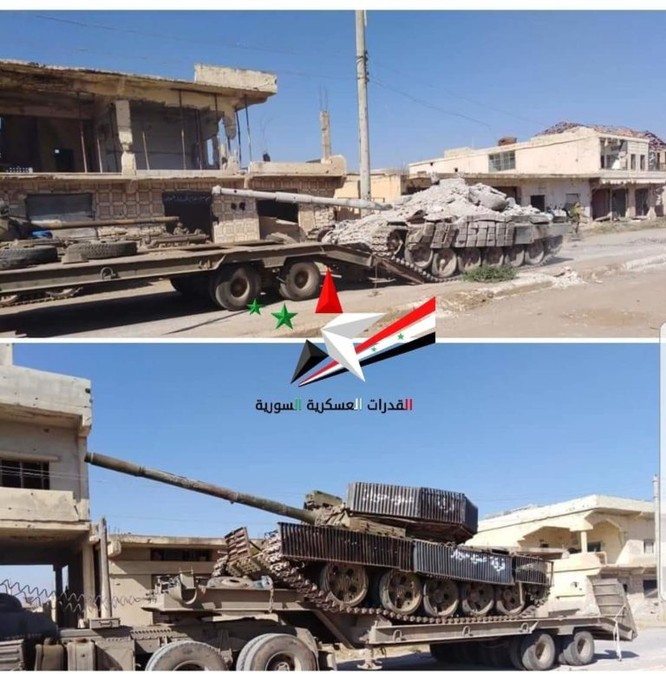 Quân đội Syria thu chiến lợi phẩm 6 xe tăng ở Daraa ảnh 10
