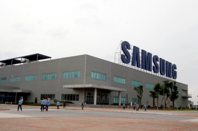 Nhà máy Samsung ở tỉnh Bắc Ninh, Việt Nam.