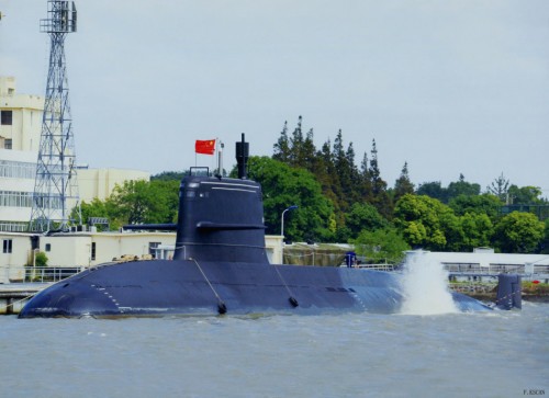 Tàu ngầm thông thường lớp Nguyên Type 039B của Hải quân Trung Quốc. Ảnh: Sina