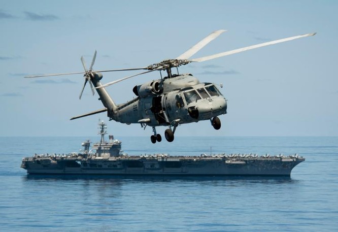 Tàu sân bay động cơ hạt nhân USS Carl Vinson, Hải quân Mỹ (ảnh tư liệu)
