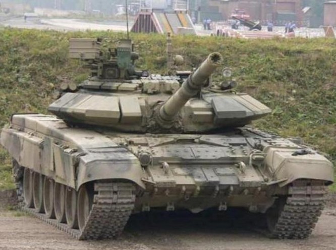 Xe tăng chiến đấu T-90S do Nga chế tạo. Ảnh: Sohu.