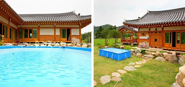 Tưởng hồ bơi khổng lồ, nhưng thật ra chỉ bé tí xíu