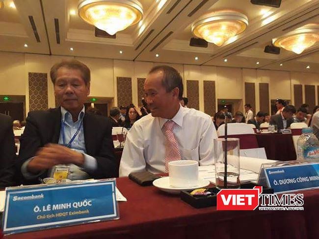 Ông Dương Công Minh tại ĐHĐCĐ Sacombank