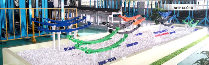 Sản phẩm Nhíp ô tô do Thaco sản xuất đã được xuất khẩu sang thị trường Hàn Quốc