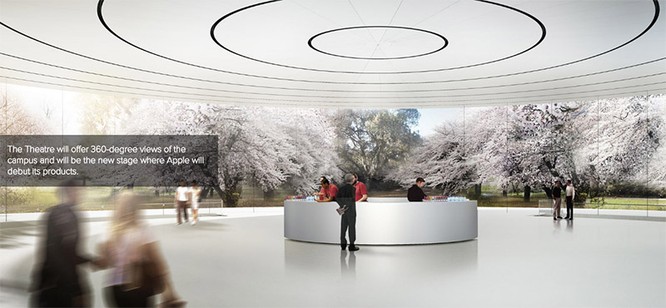 Toàn cảnh về trụ sở “phi thuyền” của Apple ảnh 5