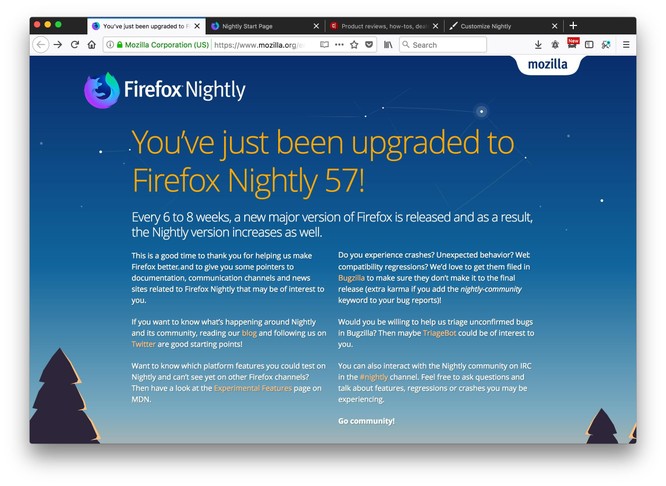 Thủ thuật trải nghiệm trước phiên bản nâng cấp khủng của Firefox ảnh 1