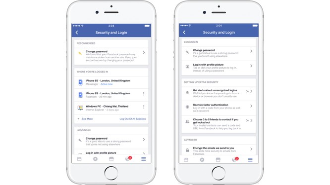 Facebook cải tiến trang cài đặt bảo mật ảnh 2