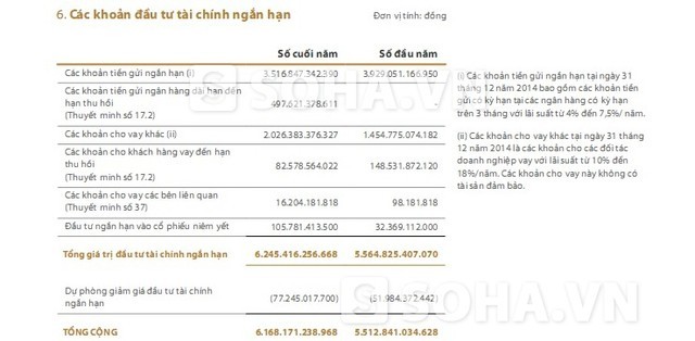 Vingroup có bao nhiêu tiền mặt, tiền gửi ngân hàng? ảnh 3
