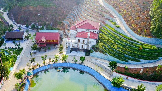 Khu dinh thự của gia đình ông Phạm Sỹ Quý (Ảnh: Toàn Vũ)