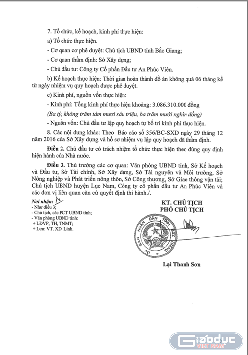 Bắt giữ người để phản đối dự án Công viên nghĩa trang An Phúc Viên (Bắc Giang) ảnh 2