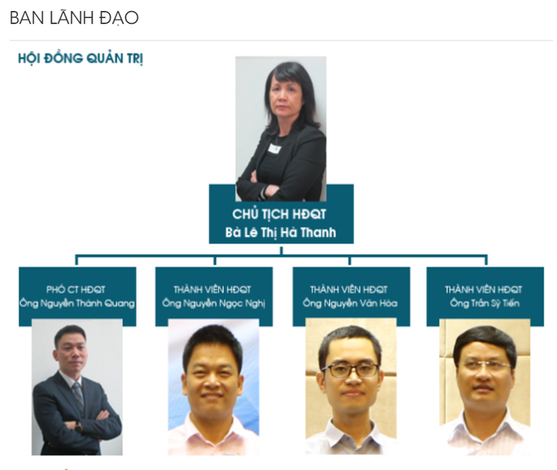 Cơ cấu HĐQT VNI (Ảnh: VNI)