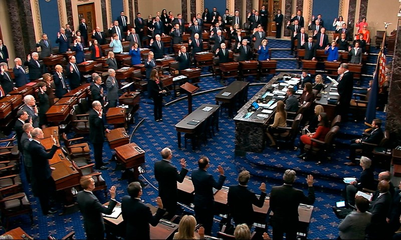 Không ngoài dự đoán: Thượng viện Mỹ tuyên ông Trump vô tội! - ảnh 2
