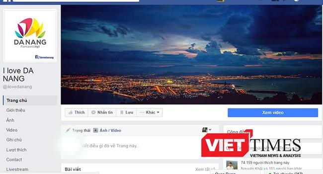 Fanpage I love Da Nang do Giang Kiên Huy lập có nội dung xúc phạm lãnh đạo TP